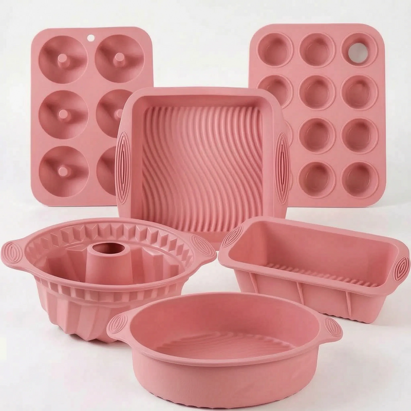 FlexiBake  - Flexibles Backformen Set Kuchen Backen