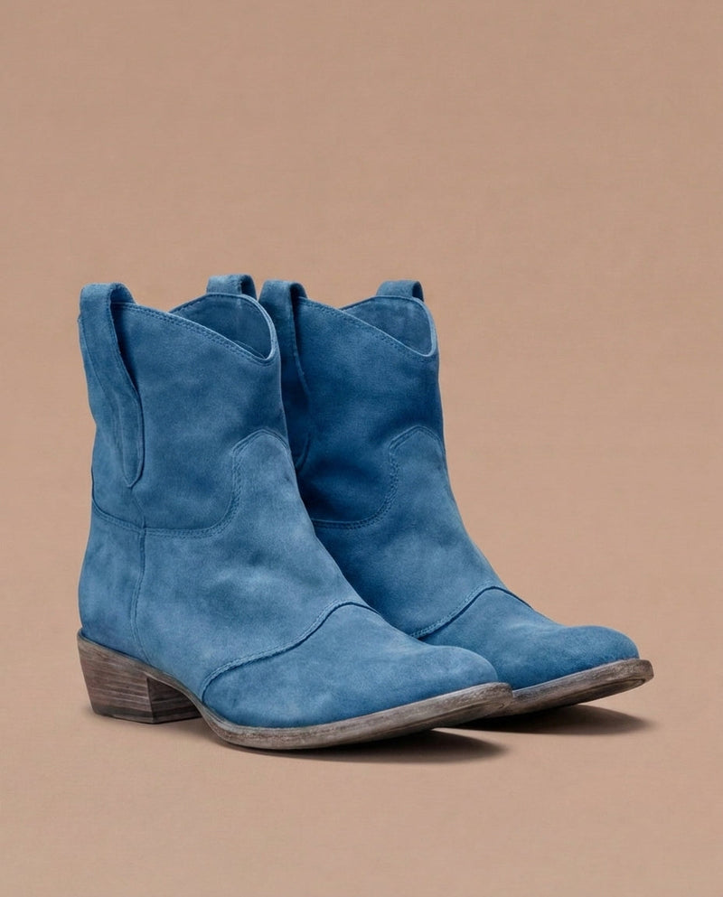 Cowboy-Stiefelette im Vintage-Look