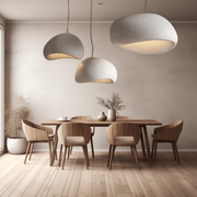 Pendelleuchte im Wabi-Sabi-Stil