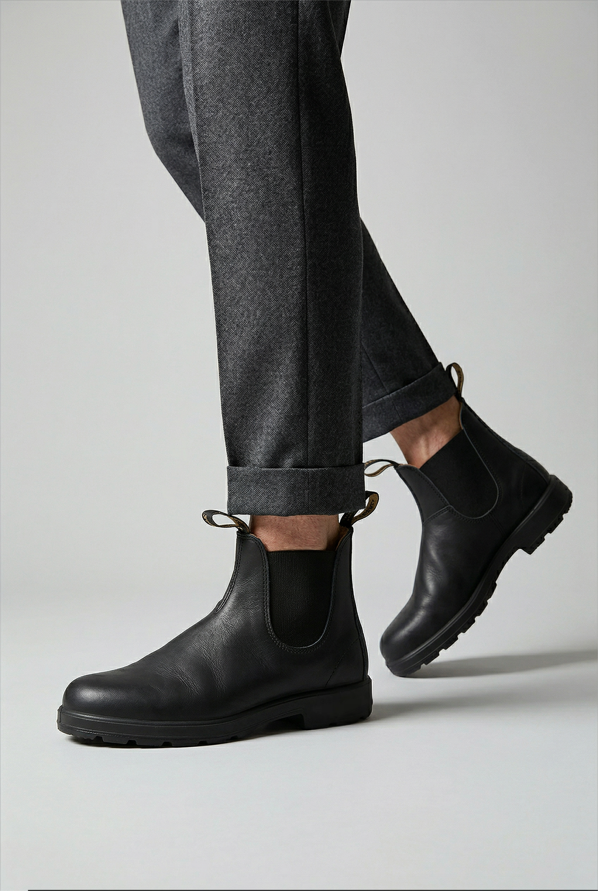 Klassische Herren-Chelsea-Boots mit Zuglaschen