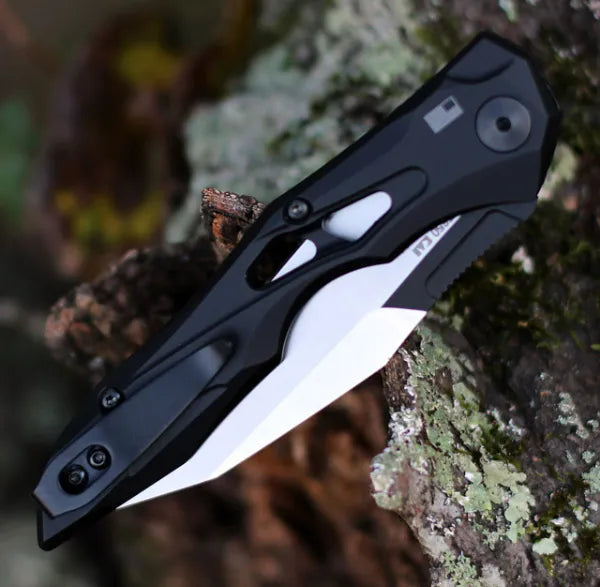Kompaktes Klappmesser mit Wharncliffe-Klinge und Taschenclip