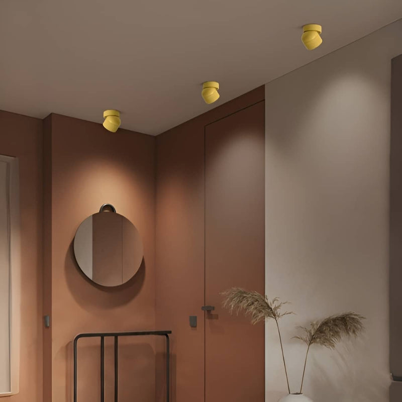 Kleiner LED-Deckenspot in Macaron-Farben