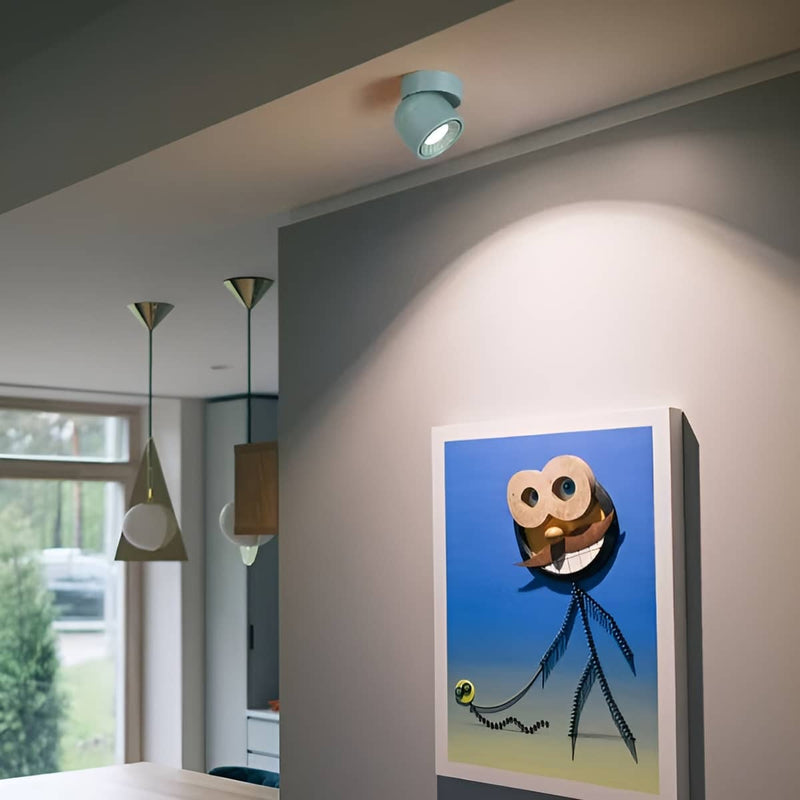 Kleiner LED-Deckenspot in Macaron-Farben