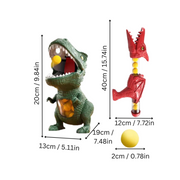 Dino-Zielspiel mit Schaumstoffbällen