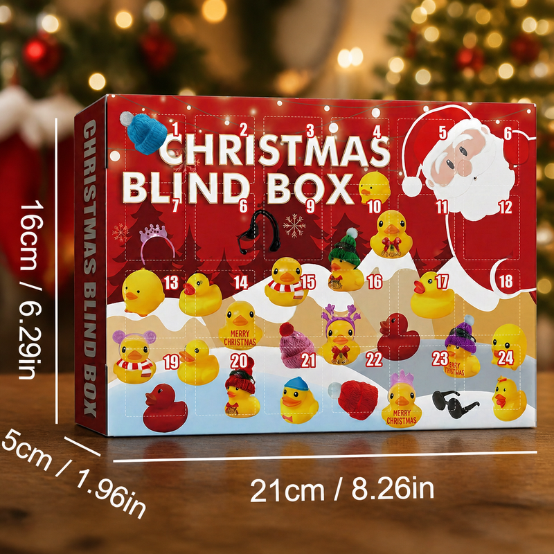 Adventskalender mit 24 Badeenten