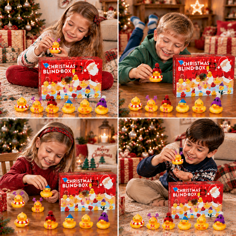 Adventskalender mit 24 Badeenten