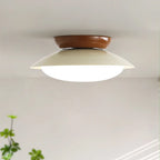 Mid-Century LED-Deckenleuchte mit Kuppelschirm