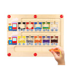 Magnetisches Holz-Labyrinth für Kinder