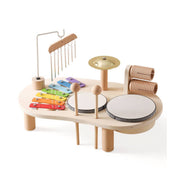 Montessori-Musiktisch aus Holz für kleine Musiker