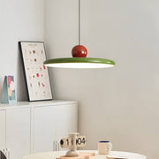 LED-Pendelleuchte in Scheibenform