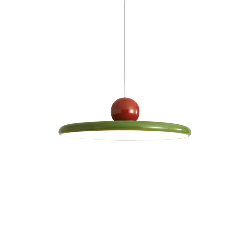 LED-Pendelleuchte in Scheibenform