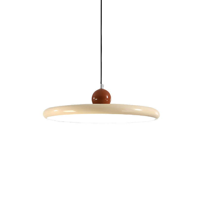 LED-Pendelleuchte in Scheibenform