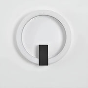 Minimalistische LED-Wandleuchte in Ringform