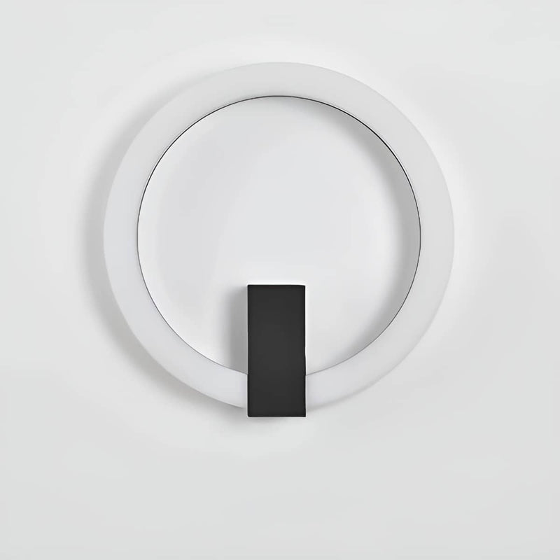 Minimalistische LED-Wandleuchte in Ringform