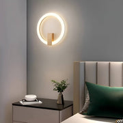 Minimalistische LED-Wandleuchte in Ringform