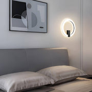 Minimalistische LED-Wandleuchte in Ringform