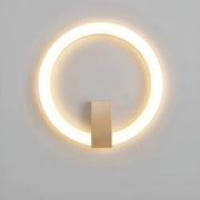 Minimalistische LED-Wandleuchte in Ringform