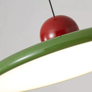 LED-Pendelleuchte in Scheibenform