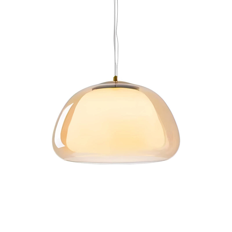 Pendelleuchte aus doppeltem Glas