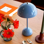 Kabellose Tischlampe im skandinavischen Blumentopf-Design