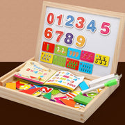 Montessori 2-in-1 Zeichentafel mit Magnetteilen