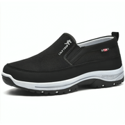 Stoßdämpfender Slip-on-Alltagsschuh mit Fußgewölbestütze und profilierter Laufsohle