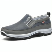 Stoßdämpfender Slip-on-Alltagsschuh mit Fußgewölbestütze und profilierter Laufsohle