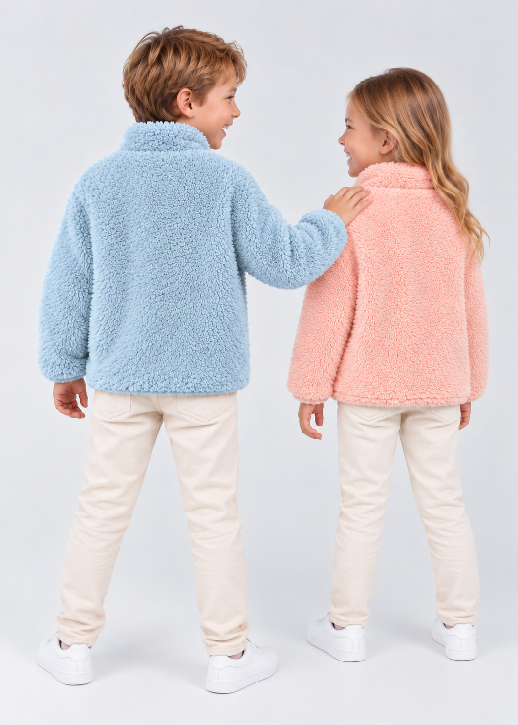 Kuschelige Teddyjacke für Kinder