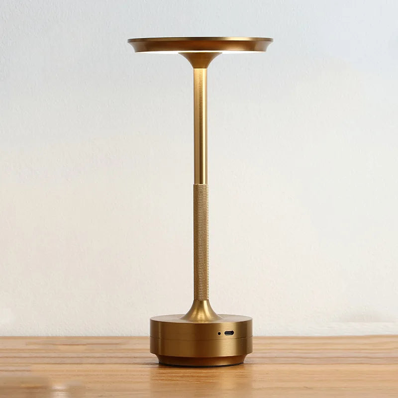 Kabellose Akku-Tischlampe aus Aluminium