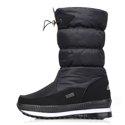 Warm gefütterte Schneestiefel für Damen