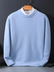 Weicher Herren-Strickpullover mit Rundhals
