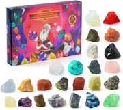 Edelstein-Adventskalender mit 24 Kristallen