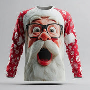 Lustiges Weihnachts-Langarmshirt für Herren