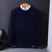 Weicher Herren-Strickpullover mit Rundhals