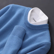 Weicher Herren-Strickpullover mit Rundhals