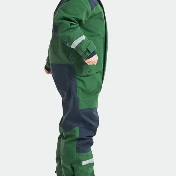 Warmer Kinder-Skioverall mit abnehmbarer Kapuze
