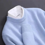 Weicher Herren-Strickpullover mit Rundhals