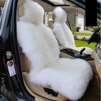 Flauschige Autositzauflage aus Kunstfell