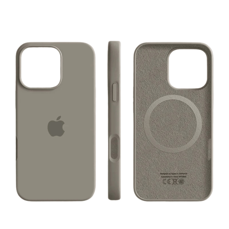 iPhone-Silikonhülle mit Magnetring und Soft-Touch-Oberfläche