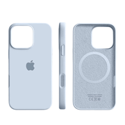 iPhone-Silikonhülle mit Magnetring und Soft-Touch-Oberfläche