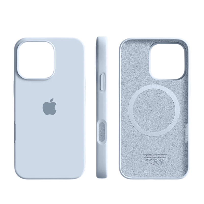 iPhone-Silikonhülle mit Magnetring und Soft-Touch-Oberfläche