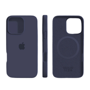 iPhone-Silikonhülle mit Magnetring und Soft-Touch-Oberfläche