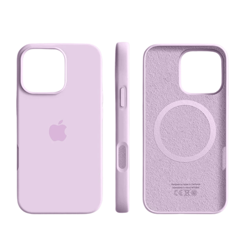 iPhone-Silikonhülle mit Magnetring und Soft-Touch-Oberfläche