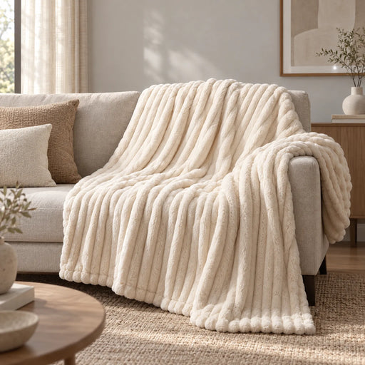 Snuglia  - Dicke Kuscheldecke Entspannen Auf Dem Sofa
