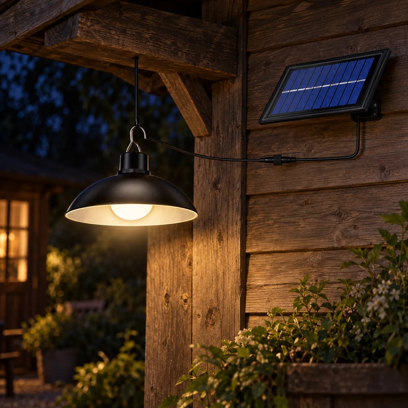 SunGlow  - Runde LED-Hängeleuchten Gartenhäuser Ausleuchten
