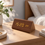 Timewood  - Digitaler Wecker Zeit Ablesen