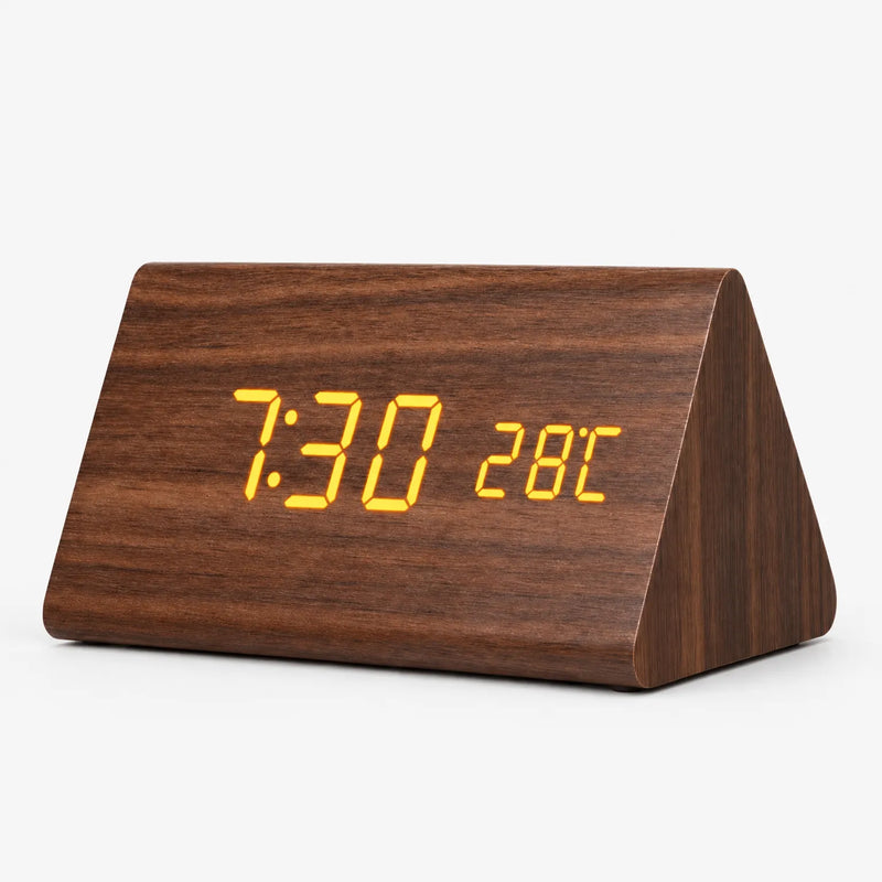 Timewood  - Digitaler Wecker Zeit Ablesen
