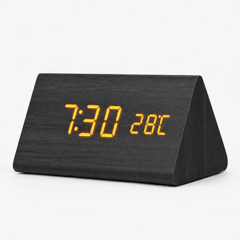Timewood  - Digitaler Wecker Zeit Ablesen