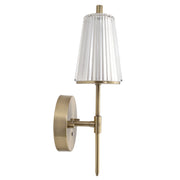 Kabellose Wandleuchte in Messing-Optik