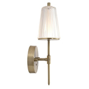 Kabellose Wandleuchte in Messing-Optik